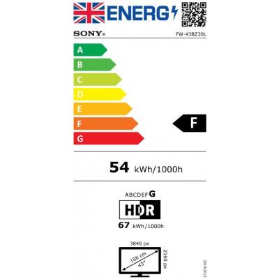 43" FW43BZ30L Display