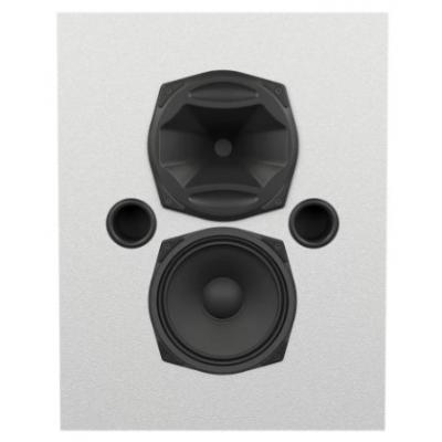 8" MS8-LR-WH Left and Right Screen Speaker